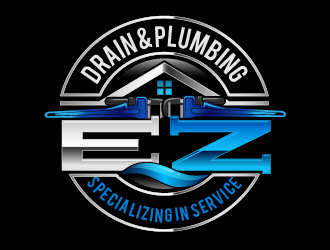 EZ Drain & Plumbing logo design by THOR_