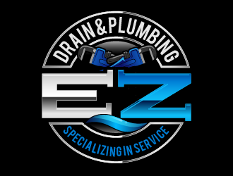 EZ Drain & Plumbing logo design by THOR_