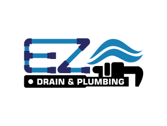 EZ Drain & Plumbing logo design by cintoko