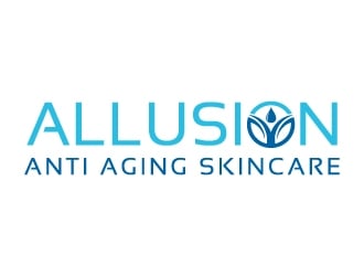 Allusion Anti Aging Skincare logo design by createdesigns