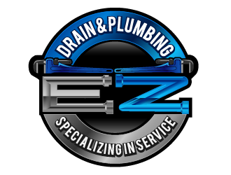 EZ Drain & Plumbing logo design by THOR_