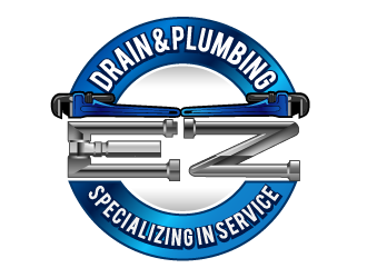 EZ Drain & Plumbing logo design by THOR_