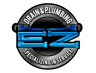 EZ Drain & Plumbing logo design by THOR_