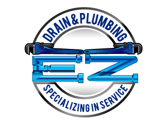 EZ Drain & Plumbing logo design by THOR_