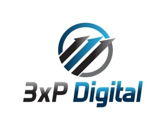 3xP Digital logo design by Dawnxisoul393