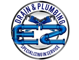 EZ Drain & Plumbing logo design by THOR_