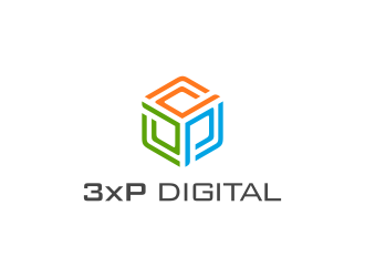 3xP Digital logo design by mashoodpp