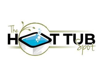 The Hot Tub Spot logo design by DreamLogoDesign