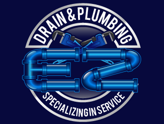 EZ Drain & Plumbing logo design by THOR_