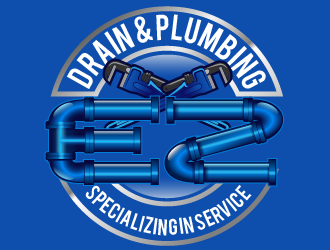 EZ Drain & Plumbing logo design by THOR_