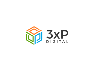 3xP Digital logo design by mashoodpp