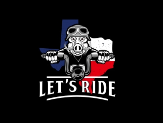 Let’s Ride - MotorcycLE Texas logo design by rahmatillah11