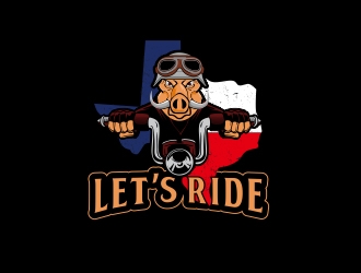 Let’s Ride - MotorcycLE Texas logo design by rahmatillah11