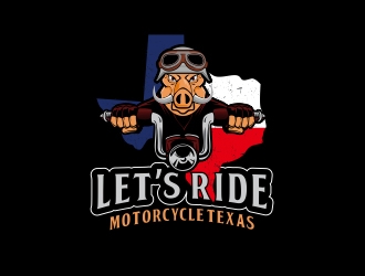 Let’s Ride - MotorcycLE Texas logo design by rahmatillah11