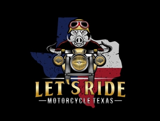 Let’s Ride - MotorcycLE Texas logo design by rahmatillah11