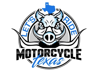 Let’s Ride - MotorcycLE Texas logo design by DreamLogoDesign