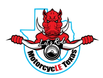 Let’s Ride - MotorcycLE Texas logo design by DreamLogoDesign