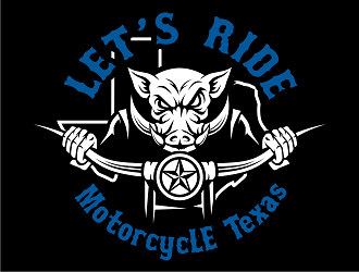 Let’s Ride - MotorcycLE Texas logo design by haze