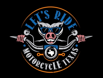 Let’s Ride - MotorcycLE Texas logo design by DreamLogoDesign