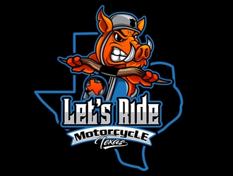 Let’s Ride - MotorcycLE Texas logo design by DreamLogoDesign