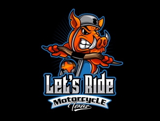 Let’s Ride - MotorcycLE Texas logo design by DreamLogoDesign