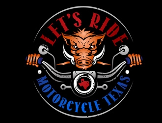 Let’s Ride - MotorcycLE Texas logo design by DreamLogoDesign