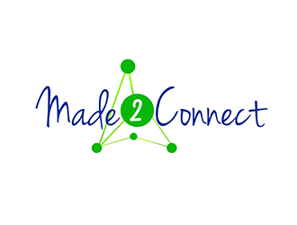 Made 2 Connect logo design by 3Dlogos