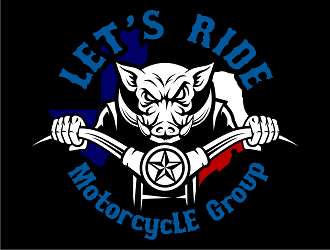 Let’s Ride - MotorcycLE Texas logo design by haze