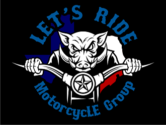 Let’s Ride - MotorcycLE Texas logo design by haze