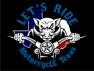 Let’s Ride - MotorcycLE Texas logo design by haze