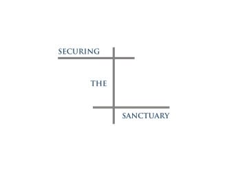 Securing The Sanctuary logo design by EkoBooM