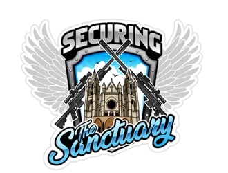 Securing The Sanctuary logo design by DreamLogoDesign