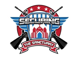 Securing The Sanctuary logo design by DreamLogoDesign