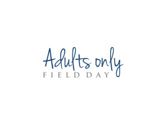 Adults only Field Day logo design by bricton