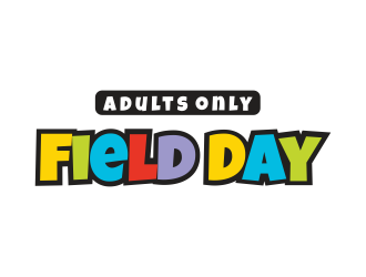 Adults only Field Day logo design by Razzi