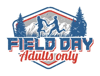Adults only Field Day logo design by DreamLogoDesign