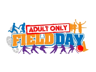 Adults only Field Day logo design by jaize