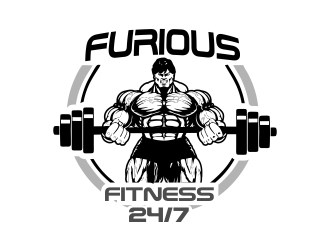 Furious Fitness  logo design by mrdesign