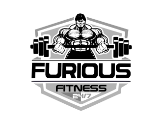 Furious Fitness  logo design by mrdesign