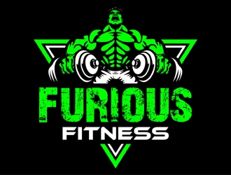 Furious Fitness  logo design by MAXR