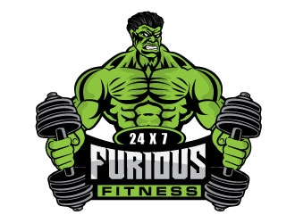 Furious Fitness  logo design by Suvendu