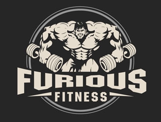 Furious Fitness  logo design by DreamLogoDesign