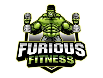 Furious Fitness  logo design by DreamLogoDesign