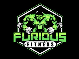 Furious Fitness  logo design by DreamLogoDesign