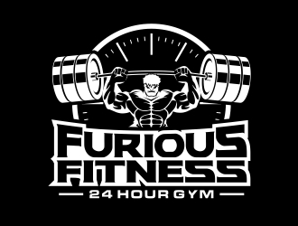 Furious Fitness  logo design by totoy07