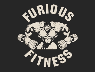 Furious Fitness  logo design by DreamLogoDesign