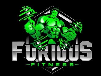 Furious Fitness  logo design by Suvendu