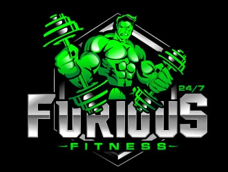 Furious Fitness  logo design by Suvendu