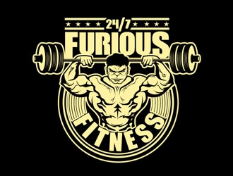 Furious Fitness  logo design by LogoInvent