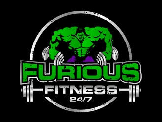 Furious Fitness  logo design by J0s3Ph